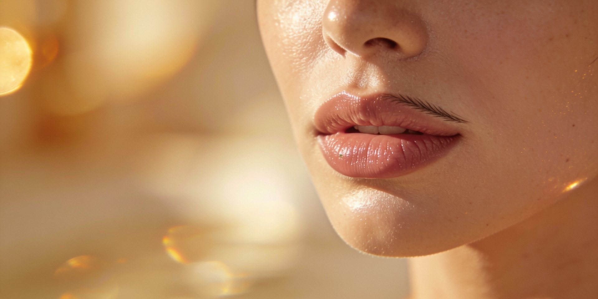 Natürlich pigmentierte Lippen nach Permanent Make-up, Nahaufnahme, Art of Beauty Gütersloh