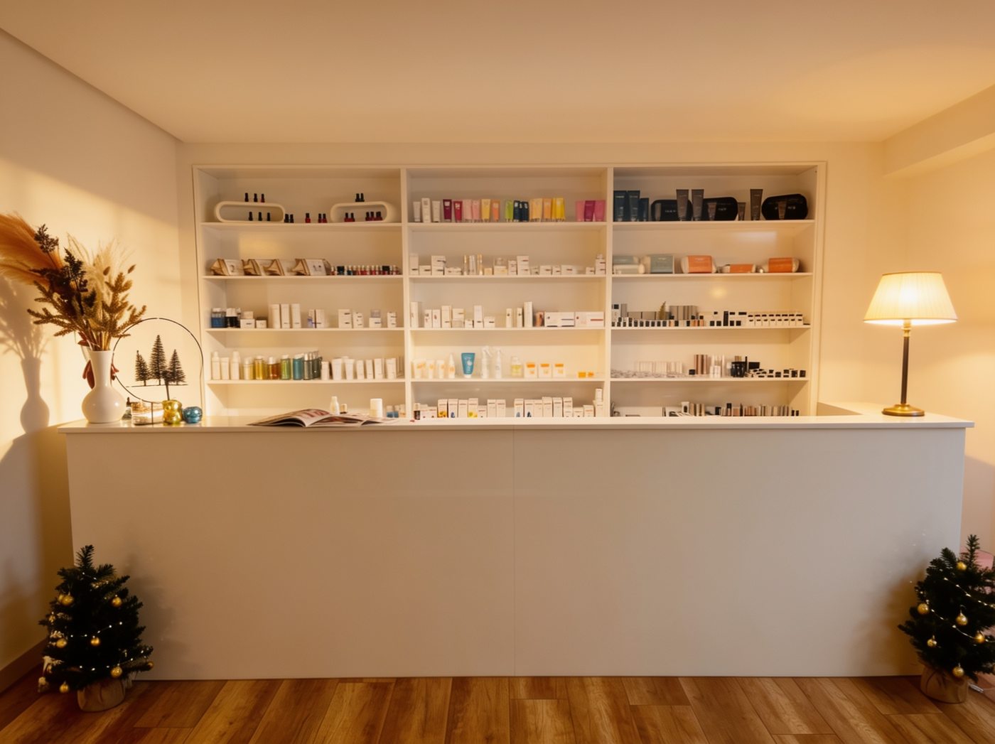 Empfang mit Produktregalen bei Art of Beauty Gütersloh